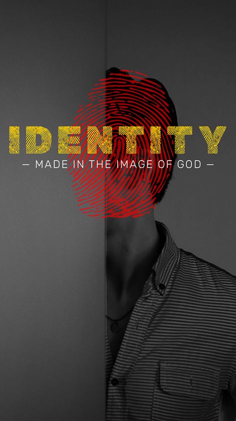 Identity Sermon Series Artwork on Behance Identity Poster Design, Christian Book Cover Design, Church Graphic Design Sermon Series, Identity Christian, Identity Artwork, Identity Poster, Sermon Graphics, Identity Graphic Design, Series Artwork