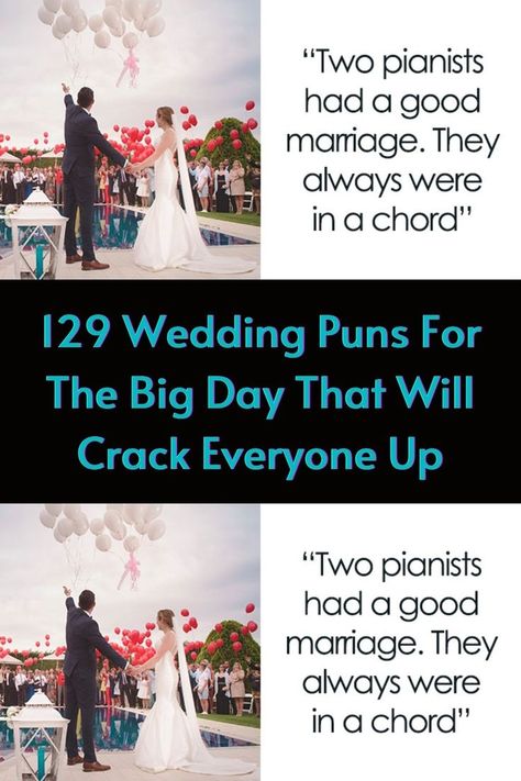 Wedding Puns, Wedding Jokes, Wedding Card Craft, Social Media Captions, Couple Laughing, Crochet Bag Pattern Free, Craft Wedding, Good Marriage, Good Jokes