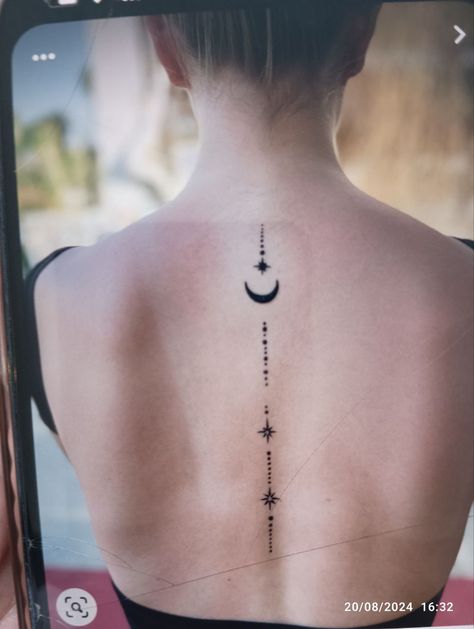 Back Tattoo Moon, Lower Belly Tattoos, Back Tattoos Spine, Tattoo 2024, Tattoo Moon, Upper Back Tattoos, Tattoos To Cover Scars, Ear Tattoo Ideas, Belly Tattoos