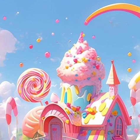 AI dopamine on Instagram: "The land of candies and marshmallow. Not recommended by the dentists #fantasy #sweet #midjourneyukraine #midjourneyart #midjourneyai #doseofdopamine #dopamine #candyland" The Land, Candy, On Instagram, Instagram, Art