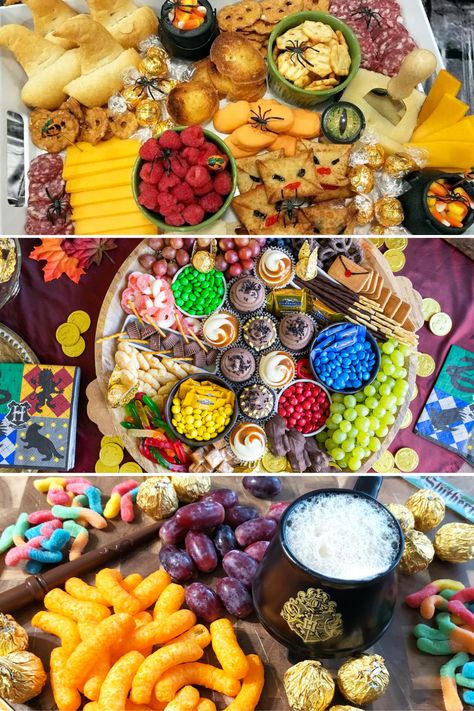 Magical Harry Potter Charcuterie Board Ideas Mexican Charcuterie, Wreath Charcuterie, Fall Appetizers Easy, Thanksgiving Charcuterie, Board Recipes, Harry Potter Movie Night, Butterbeer Recipe, Charcuterie Board Ideas, Fluffy Waffles