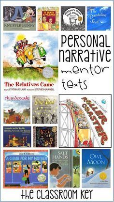 Where to start with personal narrative writing- using mentor texts, helpful for teaching writing in first, second, or third grade #teachingwriting #personalnarrative #firstgrade #secondgrade #thirdgrade Narrative Writing Ideas, Teaching Narrative Writing, Writing Mentor Texts, Second Grade Writing, Personal Narrative Writing, Third Grade Writing, 3rd Grade Writing, 2nd Grade Writing, Ela Writing