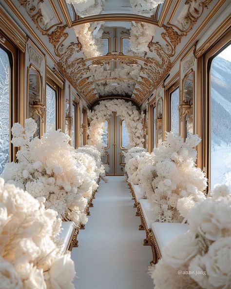 World Wide Weddings | Wedding on a #train 😍😅 What do you think ? 😊 📷 @anne.jang | Instagram Travel Wedding Theme, Heaven Wedding, Gates Of Heaven, Aesthetic View, Dubai Aesthetic, 2024 Wedding, Black Travel, Travel Wedding, A Train