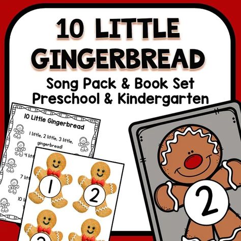 Gingerbread Man Printable Book for Preschoolers - Fun-A-Day! Preschool Gingerbread Man, Gingerbread Man Printable, Gingerbread Preschool, Preschool Circle Time Songs, Preschool Gingerbread, Gingerbread Man Book, Gingerbread Unit, Gingerbread Man Activities, Circle Time Songs