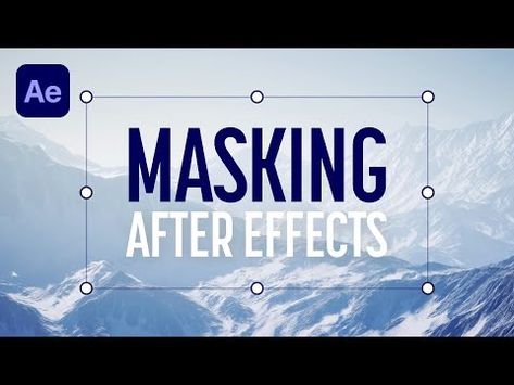 Beginner's Guide to Masking In Adobe After Effects - YouTube Adobe After Effects Tutorials, After Effect Tutorial, Adobe After Effects, Cinema 4d, Beginners Guide, After Effects, Motion Design, Motion Graphics, Video Editing