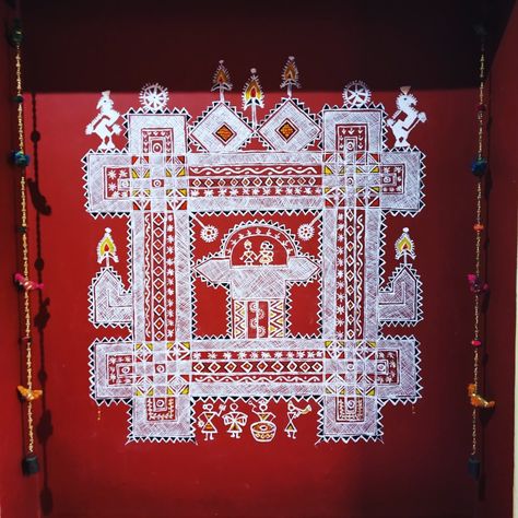 Hase Chitra a rural art of Malenaadu region Karnataka