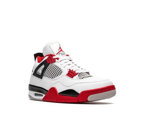 Air Jordan 4 Fire Red, Jordan 4 Retro Fire Red, Jordan 4 Fire Red, Nike Air Jordan 4 Retro, Nike Air Jordan 4, Jordan 4 Retro, Nike Shox, Black Heel, Retro Men