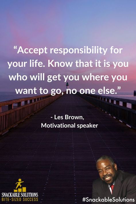 “Accept responsibility for your life. Know that it is you who will get you where you want to go, no one else.” – Les Brown, Motivational speaker #businessmotivation #motivationalquotes #entrepreneur #motivation #businessquotes #inspiration #business #quotes #SnackableSolutions Motivational Speaker Aesthetic, Inspiration Business Quotes, Inspire Bible, Motivational Speakers, Small Business Start Up, Inspire Bible Journaling, Les Brown, Business Startup, Life Board