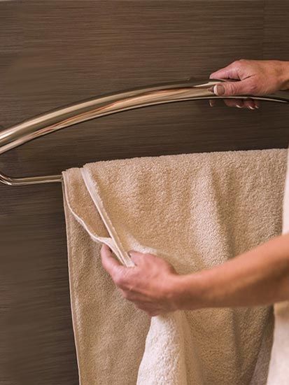 Accessible Bathroom Design, Ada Bathroom, Grab Bars In Bathroom, Accessible Bathroom, Decorating Bathroom, Bathroom Safety, Aging In Place, Grab Bar, Bathroom Remodel Shower