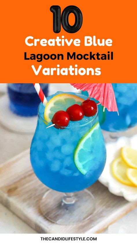 Blue Lagoon Mocktail Royal Caribbean Cruise Mocktails, Blue Hawaiian Mocktail, Blue Mocktail Recipe, Blue Mocktail, Blue Lagoon Mocktail, Christmas Mocktails, Mocktail Recipes, The Blue Lagoon, Summer Drink Recipes