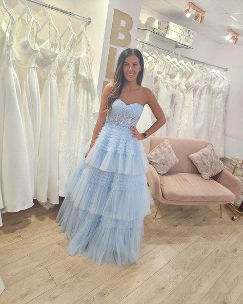 Prom Dress Baby Blue, Baby Blue Dresses, Blush Bridal, Prom Queens, Prom Dresses Blue, Bridal Boutique, You Choose, Baby Dress, 1 2 3