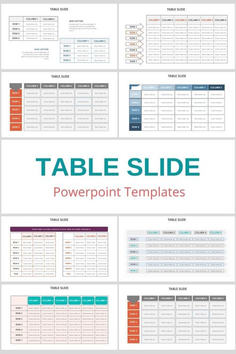 Table Slide PowerPoint Slide Templates - creative design business presentation templates in PowerPoint. Ready template, easy to edit. #TableSlide #PowerPoint #Design #Creative #Presentation #Slide #Infographic #Template Excel Table Design Layout, Slide Show Design, Table Infographic, Powerpoint Slide Templates, Infographic Design Layout, Critical Essay, Business Presentation Templates, Slides Design, Design Infographic