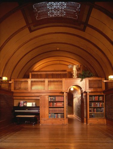 Wright Home and Studio traditional media room Frank Lloyd Wright Interior, Streamline Moderne Architecture, Oak Park Illinois, Robie House, 3 Storey House Design, Frank Lloyd Wright Architecture, Frank Lloyd Wright Buildings, Frank Lloyd Wright Design, Frank Lloyd Wright Homes