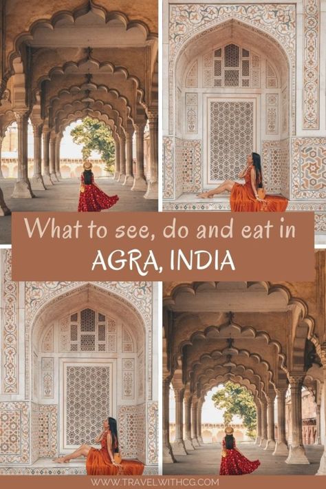 A Complete Agra Travel Guide: All you need to know before visiting in 2022 - Travel With CG Agra India Travel, Agra Photography, Agra Travel, Traveling To India, India Places, Delhi Tourism, India Vacation, Travel In India, Weather In India