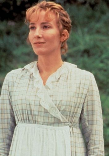 TBT: Sense & Sensibility (1995): Elinor – Jane Austen Characters, Elinor Dashwood, Sense Sensibility, Jane Austen Movies, Riding Habit, Sense And Sensibility, Morning Dress, Jane Austin, Emma Thompson