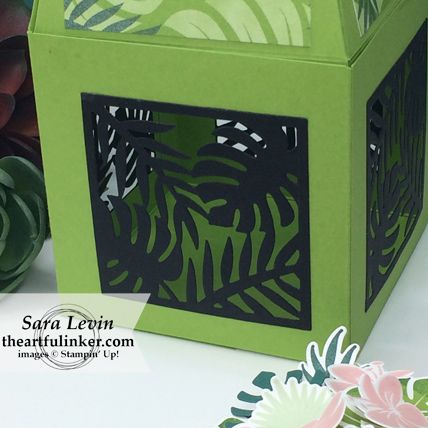 Stamping Sunday Blog Hop Tropical Chic lantern detail - from theartfulinker.com Tropical Lanterns, New Pins, Stampin Up, Lanterns, Decorative Boxes, Gift Box, Stamp, Gifts, Pins