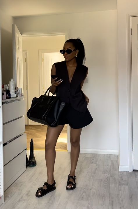 Sheek Outfits Black Women, Mom Fits, Elegant Summer Outfits, Future Wardrobe, Fashion Goals, Black Femininity, Summer Attire, Minimal Aesthetic, Ideas Outfit