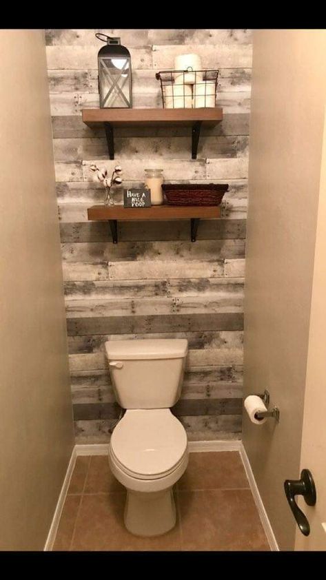 Small Bathroom Designs, Small Shower Remodel, Farmhouse Bathroom Design, Small Bathroom Ideas On A Budget, Budget Home Decorating, Tiny Bathrooms, Small Bath, Diy Bathroom Decor, Budget Bathroom