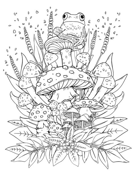 Pigment True Coloring Frog Coloring, Colouring Sheets For Adults, Frog Coloring Pages, Coloring Book Download, Adult Coloring Books Printables, Adult Colouring Printables, Abstract Coloring Pages, Adult Coloring Designs, Free Adult Coloring Pages