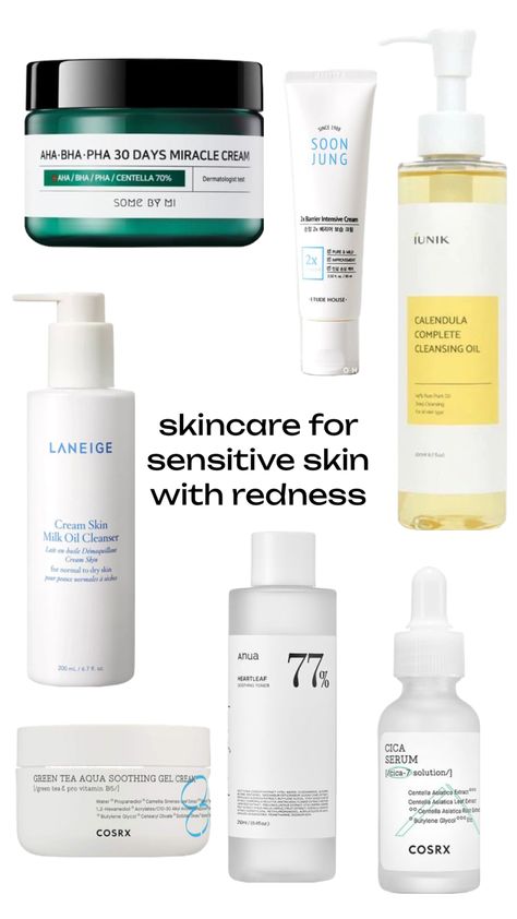 #beauty #skincare #sensitiveskin #redness #koreanskincare #vibes Body Hygiene, Body Skin Care Routine, Face Hair, Face Skin Care, Beauty Skincare, Skin Cream, Skin Care Essentials, Korean Skincare, Face Skin