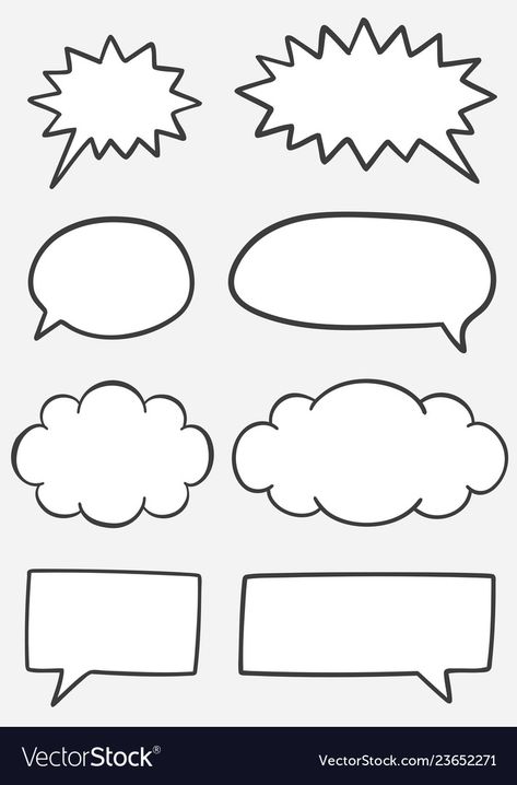 Speech Bubbles Design, Text Bubble Aesthetic, Text Box Aesthetic, Text Cloud, Speech Text, Bubble Chat, Chat Bubble, Box Vector, Concert Poster Design