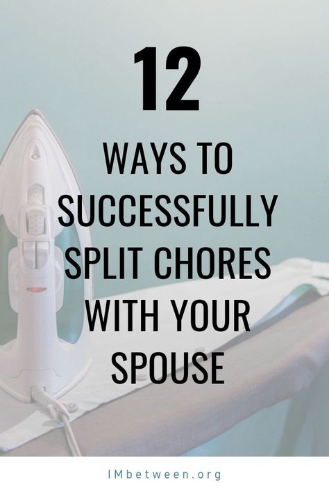 Are you tired of feeling like you do everything around the home? Are you exhausted from fighting about who will do what around the house? Here are 12 ways to successfully split chores with your spouse, so everyone can live a happier life. . . . #chores #spouse #chorelist #splittingchores #splittingchoreswithspouse #splittingchoreswithhusband #splittingchoreswithwife #splittingchoreswithspouse #dividingchores #dividingchoreswithspouse #happylife #happierlife #happylifequotes Splitting Chores With Husband, Dividing Chores With Spouse, Splitting Household Duties, Happy Homemaking, How To Split, Get Stuff Done, Chore List, Happy Life Quotes, Happier Life