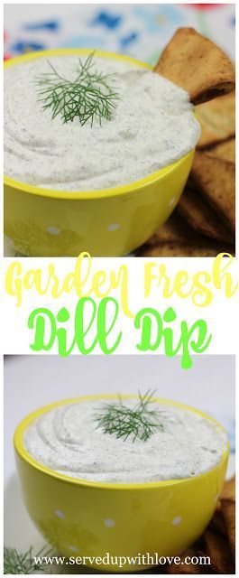 Garden Fresh Dill Dip recipe from Served Up With Love. Making dip from scratch is just as easy as making it from a package. This Dill Dip uses fresh ingredients from the herb garden. #easy #recipes #dip Fresh Dill Dip Recipe, Fresh Dill Dip, Dill Dip Recipe, Dill Dip Recipes, Easy Supper Recipes, Picnic Potluck, Dill Recipes, Dill Dip, Sour Cream Dip