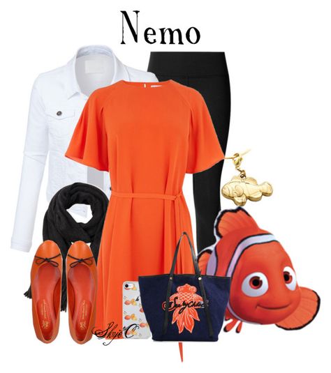 Nemo Disneybound, Finding Nemo Outfit, Water Princess, Nemo Costume, Nemo Disney, Disney Dapper Day, Orange Outfits, Disney Fits, Characters Disney