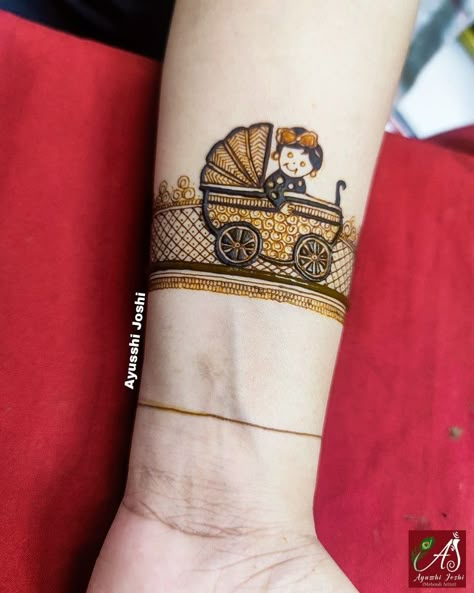 Baby Mehandi Pic Simple, Bby Shower Mehndi, Baby Shower Figure Mehndi, Baby Shower Mehandi Designs, Baby Mehandi, Baby Shower Mehndi Designs Hand, Baby Shower Mehendi Designs, Kids Mehndi Design, Baby Shower Mehandi