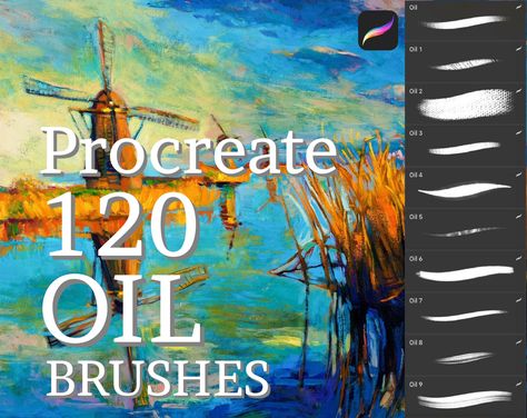 120+ Procreate oil brushes for iPad. Realistic oil brushes for digital painting. #procreate #oilbrushes #ipad . Procreate Brushes Painting, Procreate Canvas, Brush For Procreate, Photoshop Brushes Free, Epic Characters, Brushes Procreate, Procreate Brushes Free, Oil Brush, Free Brush