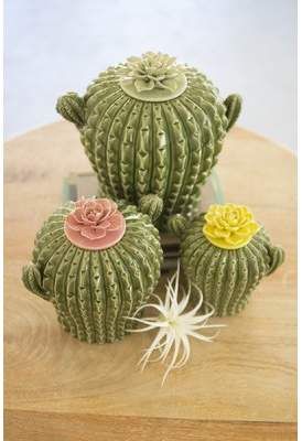 🌵🌵Cactus 3 Piece Canister Set Super freaking adorable #cactus #ad Ceramic Kitchen Canister Sets, Glass Kitchen Canisters, Ceramic Kitchen Canisters, Diy Decoracion, Cactus Decor, Green Cactus, Cactus Y Suculentas, Decor Guide, Cactus Flower