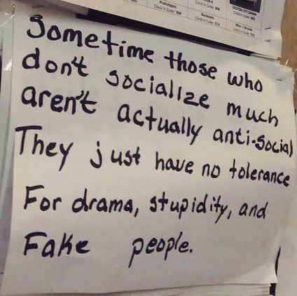 We only have so many f*cks to give in a day ... so being labeled "anti-social" isn't such a bad thing.  Protect your energy, inner peace, and happiness.  Give your time and energy to people that feed your soul - not drain you. #priorities #justsaying #thegoodquote #cheers Fake People, Positive Quotes Motivation, A Sign, Great Quotes, True Quotes, Inspirational Words, Cool Words, Wise Words, Favorite Quotes