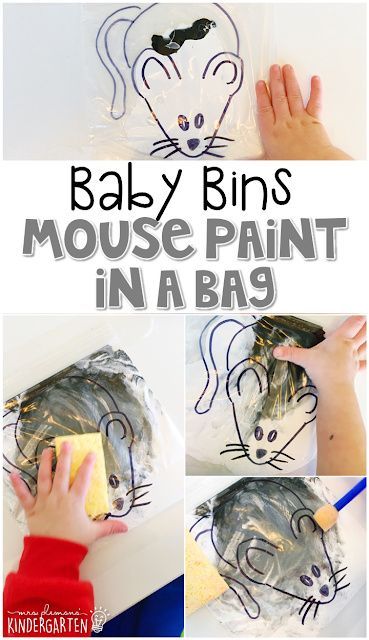 Paint In A Bag, Mouse Paint Activities, Fun Teaching Ideas, Nursery Rhyme Art, Tot Trays, Toddler Projects, Moana Bebe, Prek Crafts, Mouse Paint