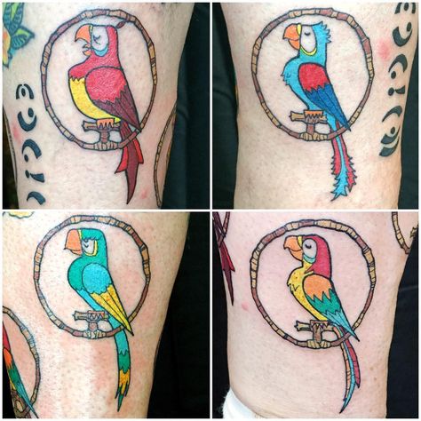 Tiki Room Tattoo, Room Tattoo, Tiki Room Disney, Enchanted Tiki Room, Bird Tattoo, Tiki Room, Disney Tattoos, Birds Tattoo, Traditional Tattoo