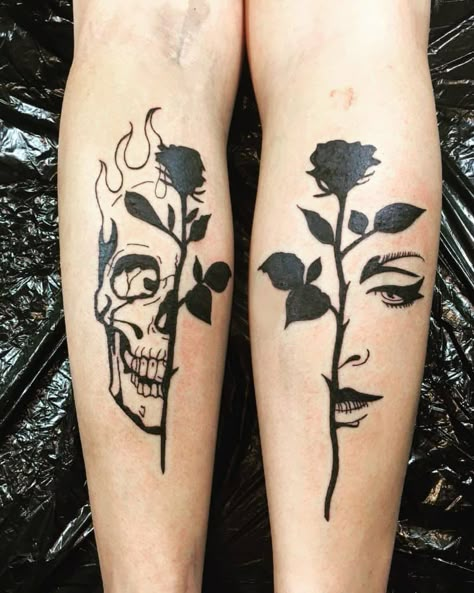 Women’s Calf Tattoo Ideas, Badass Leg Tattoos For Women, Leg Tattoos Women Lower Calf Unique, Womens Calf Tattoo Ideas Simple, Ankle Leg Tattoo For Women, Matching Calf Tattoos, Lower Calf Tattoo Women, Back Of Leg Tattoos Women Calves, Women Calf Tattoo Ideas