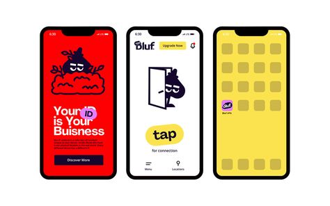 Bluf VPN :: Behance Illustration Composition, Dm Design, Graph Design, App Design Inspiration, Game Illustration, Different Art Styles, Ui Elements, Web Layout, Mobile App Design