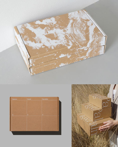 15 plus examples of inspiring white ink print on kraft packaging box designs Kraft Box Packaging, Kraft Packaging, Diy Branding, Ink Printing, Minimalist White, Custom Printed Boxes, Box Packaging Design, Kraft Boxes, Cardboard Packaging