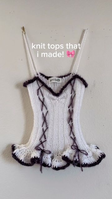 AMIIBARI on Instagram: "some tops i knit n crochet! EDIT: THESE ARE ALL SOLD. CUSTOM ORDERS OPEN NOVEMBER 10. ***these tops look small because they are displayed hanging on a wall, not stretched out on a body. they can all can fit a range of body types. i am a size L with an average/larger bust and can fit these all comfortably due to the massive stretch that knitting & crochet give! the pieces shown here have all sold to people ranging from sizes XXS-L. i make more inclusive clothing, but th Mens Slippers Crochet Pattern, Mens Slippers Crochet, Open Crochet Top, Cardigans Knitted, Crochet Slipper Pattern, Crochet Cat Pattern, Crochet Pillow Pattern, Knitting Machine Projects, Knitting Patterns Free Cardigans