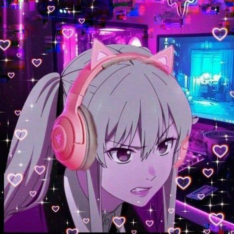 Anime With Earphones, Gamer Anime Icon, Gamer Pfp, Gamer Icon, Anime Dubbed, Anime Gamer, Oc Manga, Gamers Anime, Anime Hands