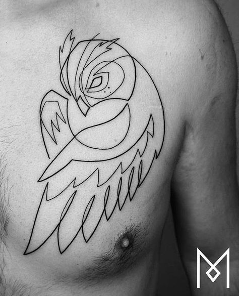 4122cb13c7a474c1976c9706ae36521d One Line Owl Tattoo, Moganji Tattoo, Owl Line Tattoo, Line Owl Tattoo, Simple Owl Tattoo Design, Mo Ganji Tattoo, Simple Owl Tattoo, Geometric Owl Tattoo, Mo Ganji