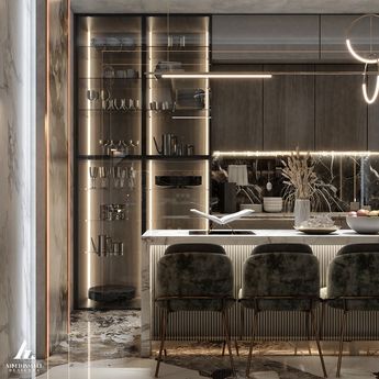 𝐊𝐈𝐓𝐂𝐇𝐄𝐍 𝐃𝐄𝐒𝐈𝐆𝐍 on Behance Modern Luxury Kitchen Design, Kitchen Environment, Best Kitchen Design, Classic Kitchen Design, Modern Luxury Kitchen, Simple Kitchen Design, Kitchens Luxury, Modular Kitchen Design, Kitchen Interior Design Modern