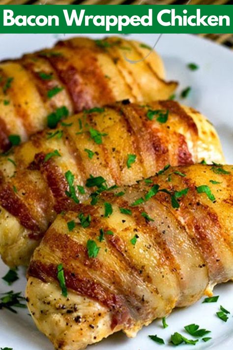 Stuffed Chicken Fillet Recipes, Bacon Wrapped Stuffed Chicken Breast, Chicken Breast Wrapped In Bacon, Bacon Stuffed Chicken Breast, Bacon Wrapped Stuffed Chicken Air Fryer, Stuffed Chicken Breast Recipes, Cream Cheese Stuffed Bacon Wrapped Chicken, Mushroom And Mozzarella Stuffed Chicken, Bacon Wrapped Cheese Stuffed Chicken