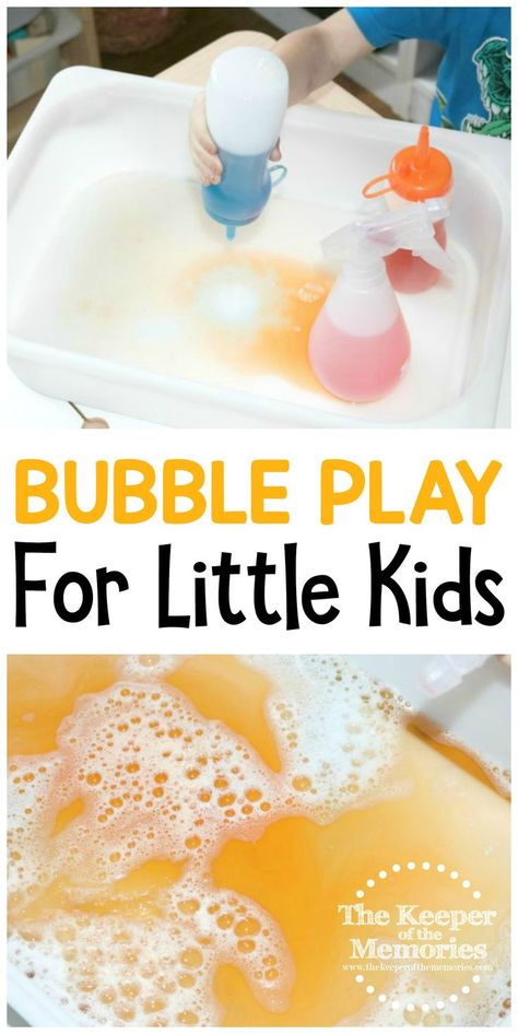 Have a splashing good time with this Bubble Play STEAM Activity for little kids! Toddlers and preschoolers alike will enjoy experimenting with mixing colors and making bubbles. This activity is quick & easy and provides a great sensory experience. #bubbles #toddlers #preschoolers #sensoryplay Making Bubbles, Bubble Play, Bubble Activities, Toddler Math, Steam Activity, Sensory Activities Toddlers, Mixing Colors, Steam Activities, Preschool Art Activities