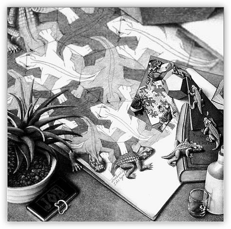 escher Mc Escher Art, Escher Drawings, Escher Tessellations, Escher Art, M C Escher, Mc Escher, Digital Museum, Optical Illusions Art, Ecole Art