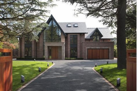 Manchester House, Contemporary House Exterior, House Extension Design, Property Design, Contemporary House Design, House Extensions, Dream House Exterior, House Goals, Dream House Plans