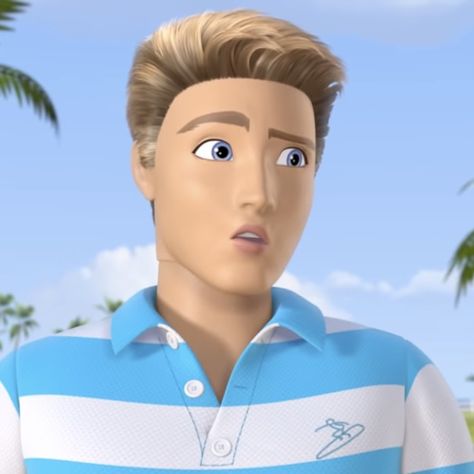 Ken Barbie Life In The Dreamhouse Icon, Pfp Barbie, Ken And Ryan, Im Just Ken, Barbie Pfp, Ice Cream Flavour, Warren Kole, House Barbie, Barbie Life In The Dreamhouse