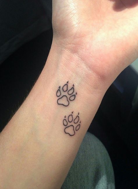 Wolf Print Tattoo, Paws Tattoo, Wolf Paw Tattoos, Bear Claw Tattoo, Bear Paw Tattoos, Claw Tattoo, Dog Paw Tattoo, Small Forearm Tattoos, Bear Tattoos