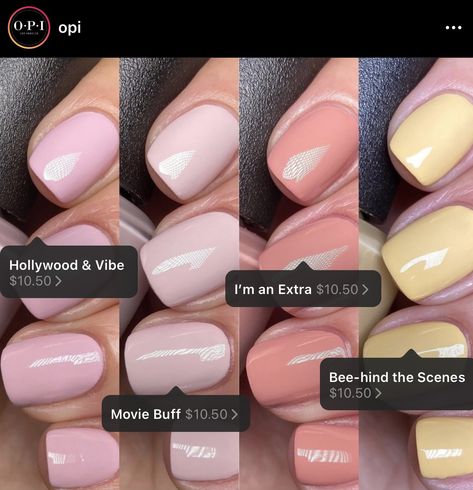 Movie Buff Opi, Opi Movie Buff, Opi Nail Colors, Pretty Nail Colors, Gel Nail Colors, Neutral Nails, Opi Nails, Minimalist Nails, Makeup Goals