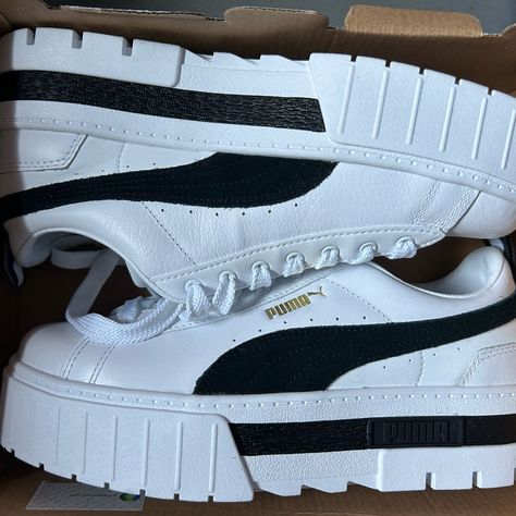 Brand New Puma Sneakers! Women’s Size 9. These Have Never Been Worn And Come In The Original Box. Puma Mayze Sneakers, Puma Sneakers Women, New Puma Sneakers, Puma Shoes Women, Shoes Outfit Fashion, Shoes Puma, Shoes Outfit, Shoe Bags, Puma Sneakers