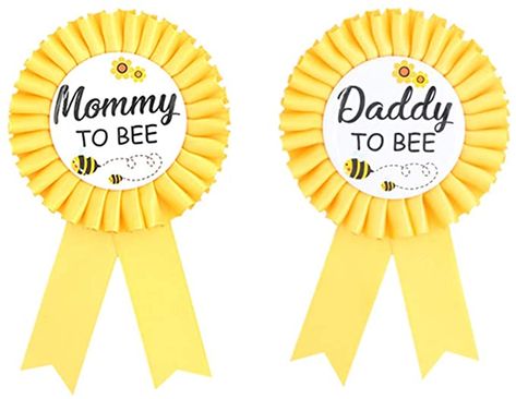 Bee Themed Gender Reveal, Bee Gender Reveal, Baby Shower Theme Decorations, Mommy To Bee, Bee Baby Shower Theme, Gender Reveal Party Decorations, Baby Gender Reveal Party, Baby Shower Supplies, Baby Shower Inspiration